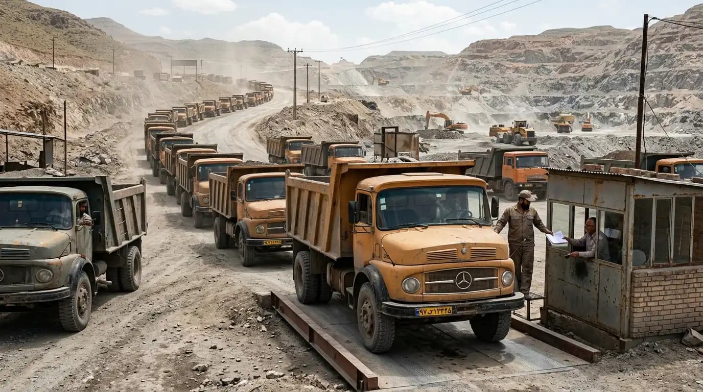 کنترل موثر ترافیک باسکول: اتوماسیون توزین چگونه صنعت معدن را متحول میکند