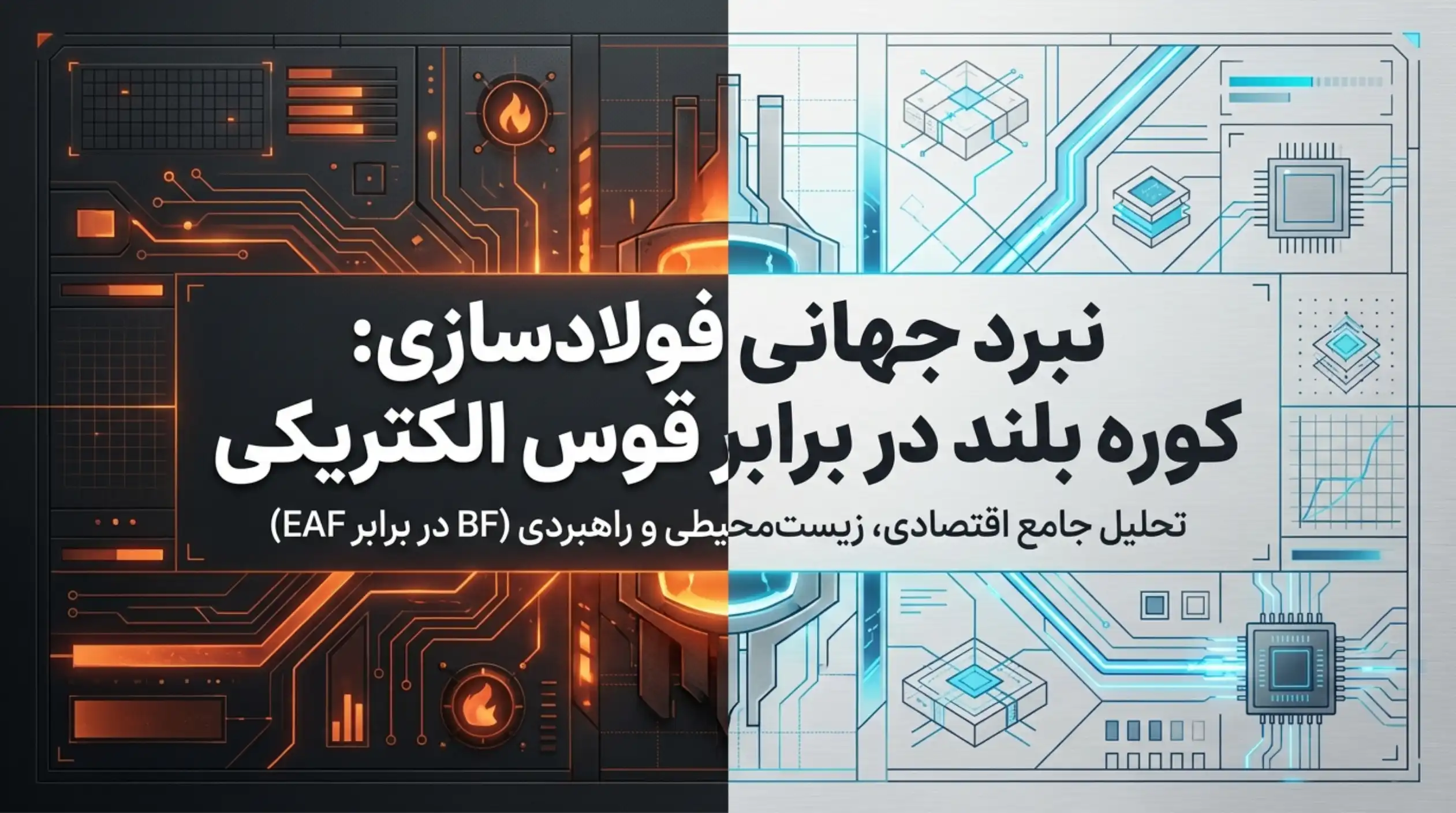مقایسه فرآیند کوره بلند (BF) و کوره قوس الکتریکی (EAF): بررسی جامع روشهای تولید فولاد