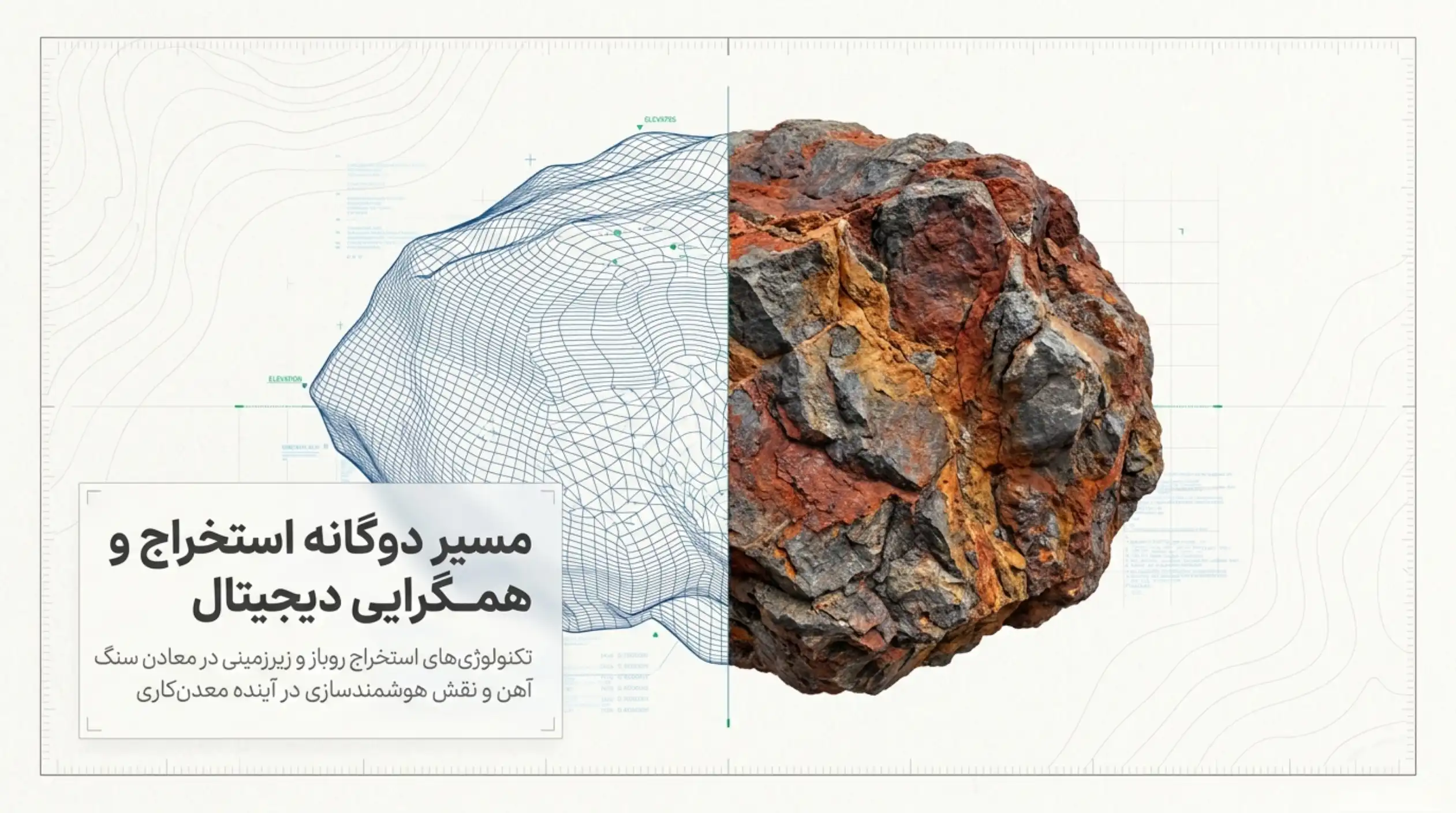 تکنولوژی‌های استخراج روباز و زیرزمینی در معادن سنگ آهن