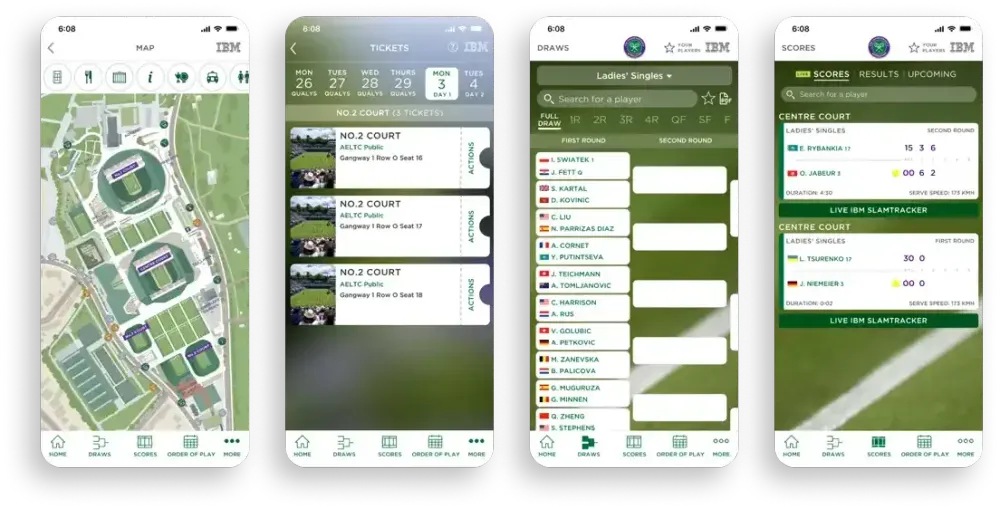 برنامه ویمبلدون